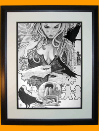 Click here for a close-up view of surreal faery wings art!