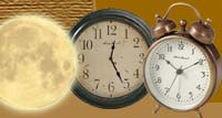 The sun and moon were the first human clocks (just with VERY large increments of time <g>).
